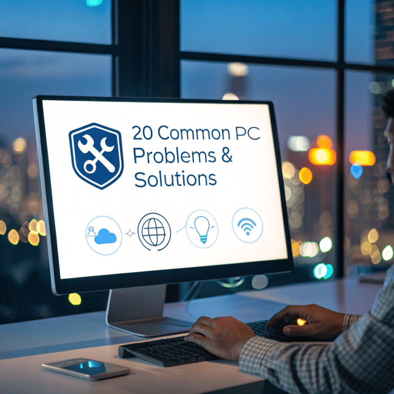 20 common computer problems and solutions